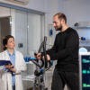 Man undergoing supervised cardio testing in Wayne NJ during a clinical heart health evaluation