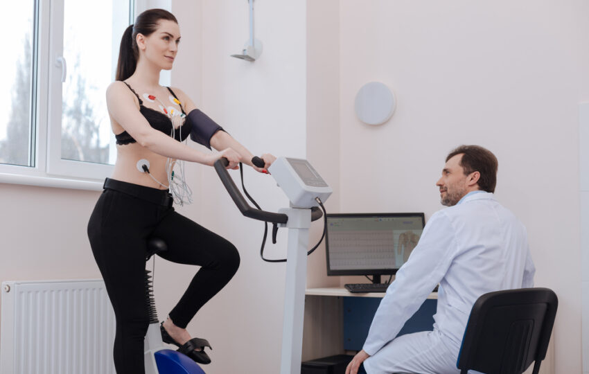Heart and lung testing in Hackensack NJ during a cardiovascular diagnostic stress test