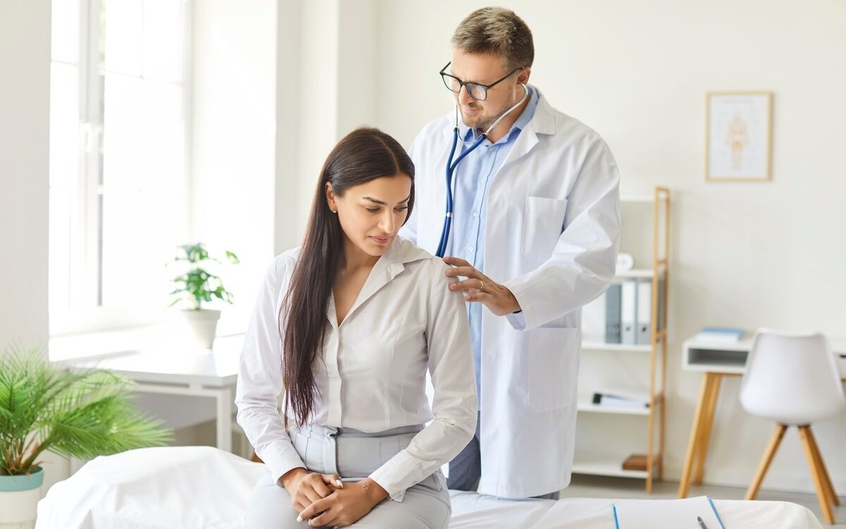 Cardiovascular and pulmonary testing performed during a medical evaluation